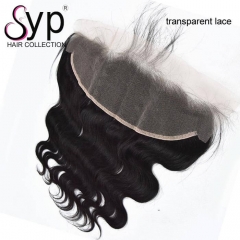 Swiss Transparent Lace Frontal 13x4 Body Wave Hair Ear To Ear