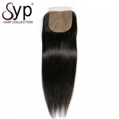 Best Free Part Silk Base Closure With Baby Hair Brazilian Straight
