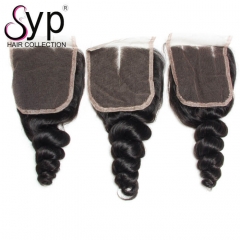 Free Part Plucking Lace Closure Wholesale 4x4 Loose Wave Hair