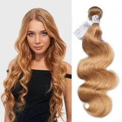 Color 27 Human Hair Piece Extensions Body Wave On Dark Skin