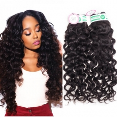 Double Drawn Brazilian Weft Hair Extensions Italian Curly Hair