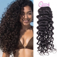 3 4 Bundles of Peruvian Human Hair Weft Italian Curly for Full Head