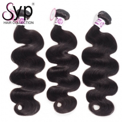 Raw Peruvian 1 Piece Human Hair Extensions Unprocessed Body Wave