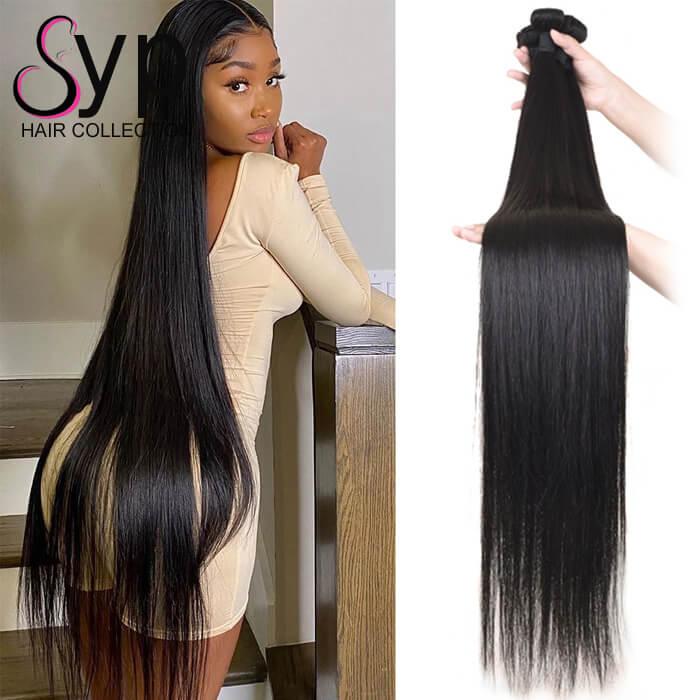 32 34 36 38 40 42 Inch Hair Bundles Cheap Long Straight Weave