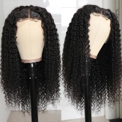 13x4 HD Transparent Lace Frontal With Bundles Curly Hair For Cheap